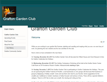 Tablet Screenshot of graftongardenclub.org